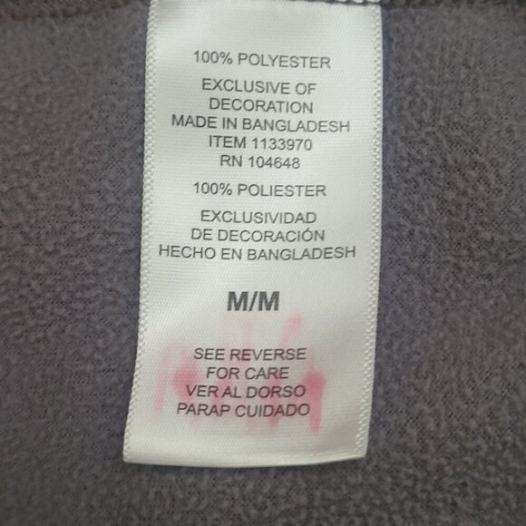 Champion Stanford Cardinal Men’s Medium Gray Red Sewn Jacket Full Zip Hoodie - Picture 9 of 15